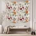 thumbnail image 5 of Vintage Flower Tapestry for Bedroom Wall Hanging Tapestry, Farmhouse Bird Butterfly Red Floral Ceiling Backdrop Tapestries Poster Blanket Wall Decor for Teens Room Living Room Dorm 51" x 59", 5 of 8