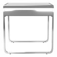 thumbnail image 6 of Home Square Marcusen Contemporary Glass Top End Table in Chrome - Set of 2, 6 of 8