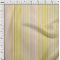 thumbnail image 4 of oneOone Cotton Cambric Yellow Fabric Stripes Quilting Supplies Print Sewing Fabric By The Yard 56 Inch Wide, 4 of 6