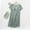 Green, variant on Nightgown For Women Casual Solid Color Round Neck Mid Calf Sleepwear Soft Cozy Lightweight Modal Homewear Dress Yellow XXL