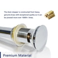thumbnail image 3 of DeerValley DV-1D611 Bathroom Sink Drain Vessel Sink Vanity Pop-Up Drain Stopper With Overflow, 3 of 8