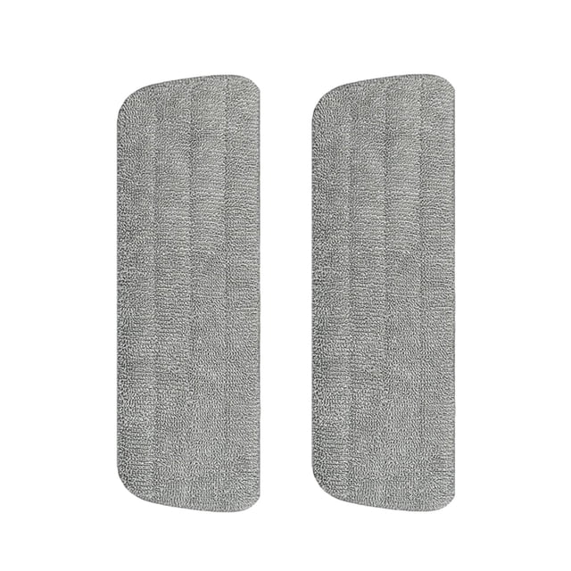 4 almohadillas de repuesto de microfibra para fregona, 16.5", reutilizables, para limpieza en seco y húmedo, para uso doméstico y comercial, lavables.