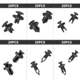 thumbnail image 4 of 120Pcs Car Bumper Clips 6.3-10Mm Auto Fasteners & Fender Push Rivets W/ Tool, 4 of 5