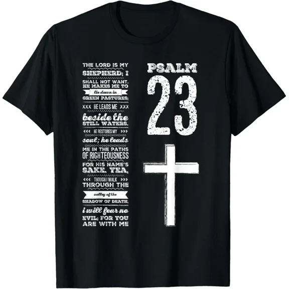 Christian Scripture Psalm 23 Group Pastor Faith T-Shirt Unisex S-5XL Hot Trending Shirt, Vintage Birthday Gift