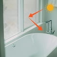 thumbnail image 3 of Película de privacidad para ventanas con patrón diagonal, adhesiva para vidrio, adhesivo para el hogar 39.37"L x 17.72"W transparente, 3 of 6