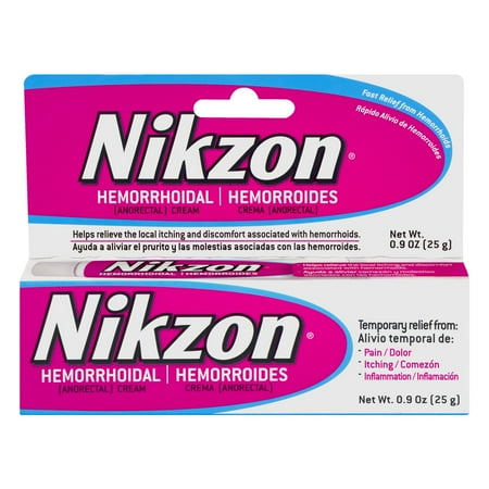Nikzon Hemorrhoidal Cream, 0.9 OZ