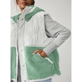 thumbnail image 6 of Fall Winter Sleeveless Women’s Fleece Vest Button Down Casual Hooded Vest Coat, 6 of 6