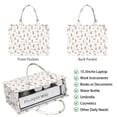 thumbnail image 2 of Large Capacity Tote Bag,Rainbow Princess Carriage Pattern Handbag Fashion Luxury Tote Bag,15.7"x13"x 5.1" Inches,Laptop Compatible, 2 of 6