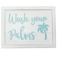 thumbnail image 2 of Elegant Designs 3 Piece Wood Bathroom Décor Set, Beach, Large (16" Towel Bin, 11.5" TP Holder, 13" Frame), 2 of 6