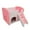 Pink, variant on Walbest Pet Deluxe Dual-Layer Villa,Wooden Double Decker Hamster House with Stair Pet Home Hideout Exercise Toys for Squirrels Gerbils Hamsters Golden Bears Small Animals