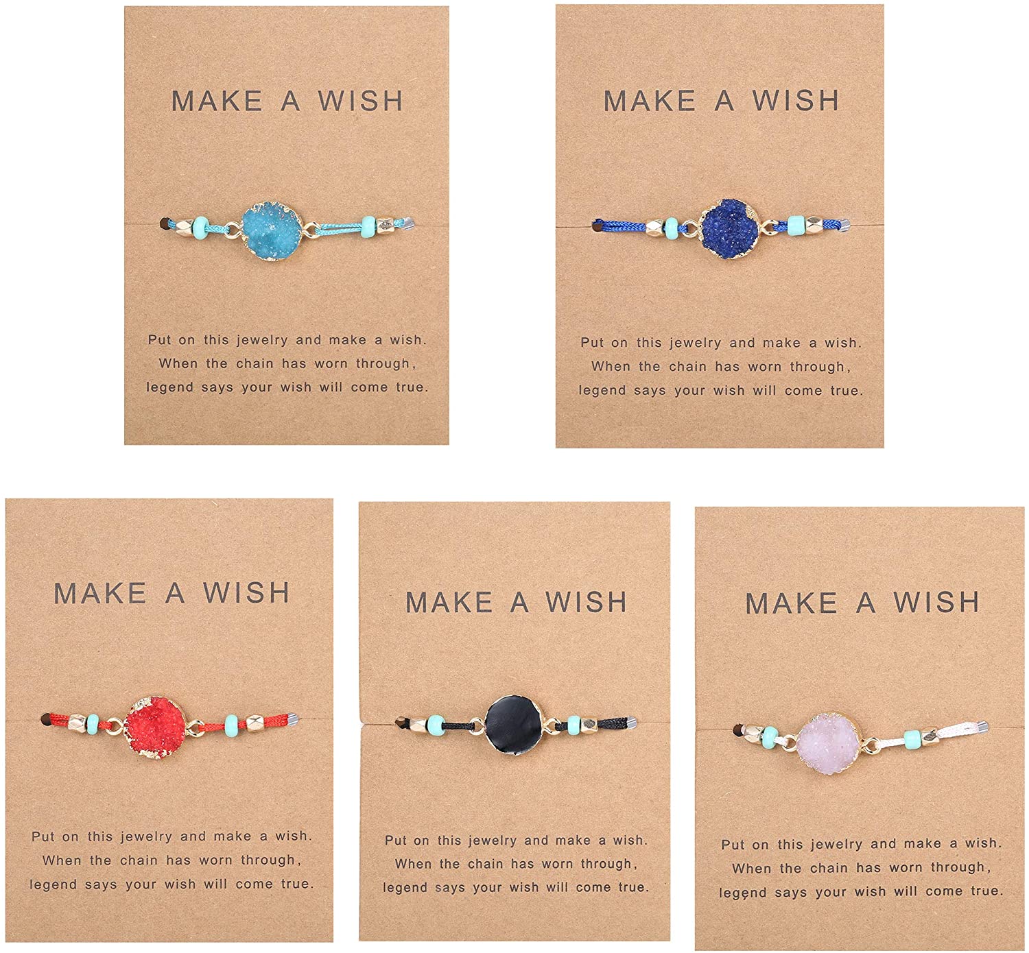5Pcs Friendship Bracelet Set with 