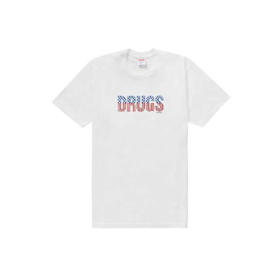 Supreme Men's Drugs Tee White, from StockX
