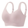 thumbnail image 3 of Gkeoshab Nursing Bras Women's Full Coverage Comfort Bra Wireless Soft Non-Wired Bralette Light Pink L, 3 of 3