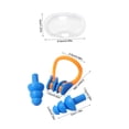 thumbnail image 3 of Clearance Silicone Nose Clip Ear Plug Box Anti-choking And Anti-noise Device Set Nose Plug Ear Plug Swimming Equipment, 3 of 3