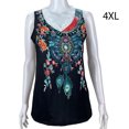 thumbnail image 4 of Jumpingount Chaleco de algodón con cuello en V para mujer, camiseta sin mangas holgada de encaje informal, camiseta de verano para vacaciones en la Type2 NO2 Jumpingount AP010894-07, 4 of 6