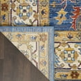 thumbnail image 5 of Nourison Majestic Traditional Persian Denim Blue 7'9" x 9'9" Area Rug, (8' x 10'), 5 of 9