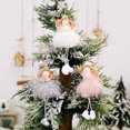 thumbnail image 4 of Navidad Ángel Niña Escena De Navidad Decoración Muñeco De Peluche Colgante Adorno Colgante Artesanía Árbol De Navidad Colgantes Duraderos Yuarrent HA038719-00, 4 of 6