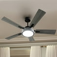 thumbnail image 2 of Craftian 52 Inch Smart Chandelier Black Ceiling Fan with Lights, Alexa Compatible, Remote & App Control, Dimmable LED, Quiet DC Motor, Reversible 5 Blades, 2 of 11