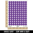 thumbnail image 2 of American Cocker Spaniel Dog Outline 200+ Round Stickers - Purple - Matte Finish - 0.50" Size, 2 of 3