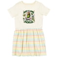 thumbnail image 3 of Inktastic Just a Girl Who Loves Pickles Girls Toddler Dress, 3 of 5