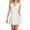 White A1, variant on Antinious Ladies Sleeveless V-Neck Button Soft Loose Versatile Daily Casual Dress