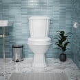 thumbnail image 6 of Sheffield 2 Piece Round Toilet White Ceramic 0.8/1.6 GPF Dual Flush Toilet w/Slow Close Seat Renovators Supply, 6 of 13