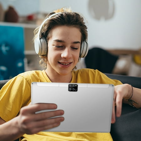 

Lingouzi 0. Inch Tablet Android0 ARM + DSP Dual Core 6GB ROM Extended To 256GB Rear Four Camera+front Single Camera Dual Card Dual Standby WiFi + BT + FM + GPS 3800mAh Battery
