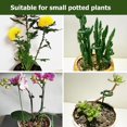 thumbnail image 5 of Soporte para plantas, 30 piezas de varillas de soporte para plantas, 17 cm/27 cm/37 cm, soporte reutilizable para plantas de interior, fijación del crecimiento de las plantas, para plantas a, 5 of 5
