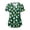 Mint Green, variant on felwors St Patricks Day Scrub Tops for Women Short Sleeve V Neck Scrubs Lucky Shamrock Print Plus Size Medical Uniform Shirts (Mint Green, XXL)