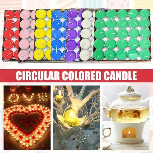 SCZ Pack de 50 velas perfumadas con citronela, vela perfumada contra insectos, vela perfumada para insectos