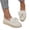 White, variant on Chunky Sole Dress Shoes, Fashion Bow Accent Loafers, Bow Platform Loafers, Women Slip-On Casual Shoes, Women's Casual Slip On Sneaker Fashion Bow Tie Loafer Flats, Light Purple 5.5