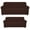 Coffee Brown, variant on YOSITiuu 2-Piece Sofa and Loveseat Slipcovers, Couch and Loveseat Covers Set, Form fit Stretch, Wrinkle , Furniture Protector, Sofa Covers for Living Room, Polyester Spandex (Burgundy)