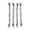 G, variant on Stainless Steel Jewelry Extender Chains – 18 Piece Suitable For Necklaces Bracelets And Anklets; Lengths: 1" 2" 3" 4" 5" 6" Initial Pendant Necklace Necklaces Real Thick Necklaces for Women Rosary