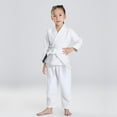 thumbnail image 4 of FLUORY Kids Youth Childrens All Around Brazilian Jiu Jitsu BJJ Gi no Belt, 4 of 5