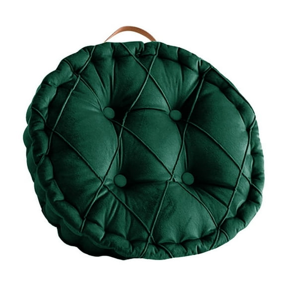 Solid Color Chair Cushion, 40x40x10cm Thick Soft Padded Floor Cushion for Indoor and Outdoor Use, Ideal for Dining, Patio, Reading, and Relaxing – Green