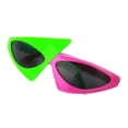 thumbnail image 4 of 3x Gafas de Sol Cantante Extranjero Disfraces de Hip Hop Fiestas Playa Cóctel de Playa Tropical Hawaiano Macarena Traje de gafas de sol de novedad, 4 of 7