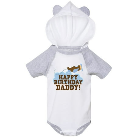 

Inktastic Happy Birthday Daddy Gift Baby Boy or Baby Girl Bodysuit