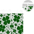 thumbnail image 5 of FREEAMG St. Patrick's Day Clover Shower Curtain, Waterproof Fabric Shower Curtains with 12 Hooks for Bathroom Hotel Spa Home Decor, 60 x 72 Inch, 5 of 6