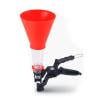 

FTjfrsbc Engine Oil Filling Set Universal Funnel with Adjustable Width Holding Clamp