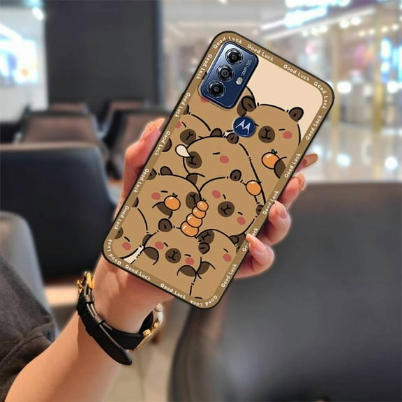 KDY-Phone Case For MOTO G Play 2023, Phone Pouch Cute Protective Soft case Silicone Shockproof Anti-dust Full wrap Durable Cartoon Graffiti Waterproof Anti-knock Fashion Design TPU