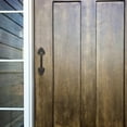 thumbnail image 2 of Black Door Handle for Sliding Doors Cast Iron Garage Door Handle 2pcs 1 Set, 2 of 8