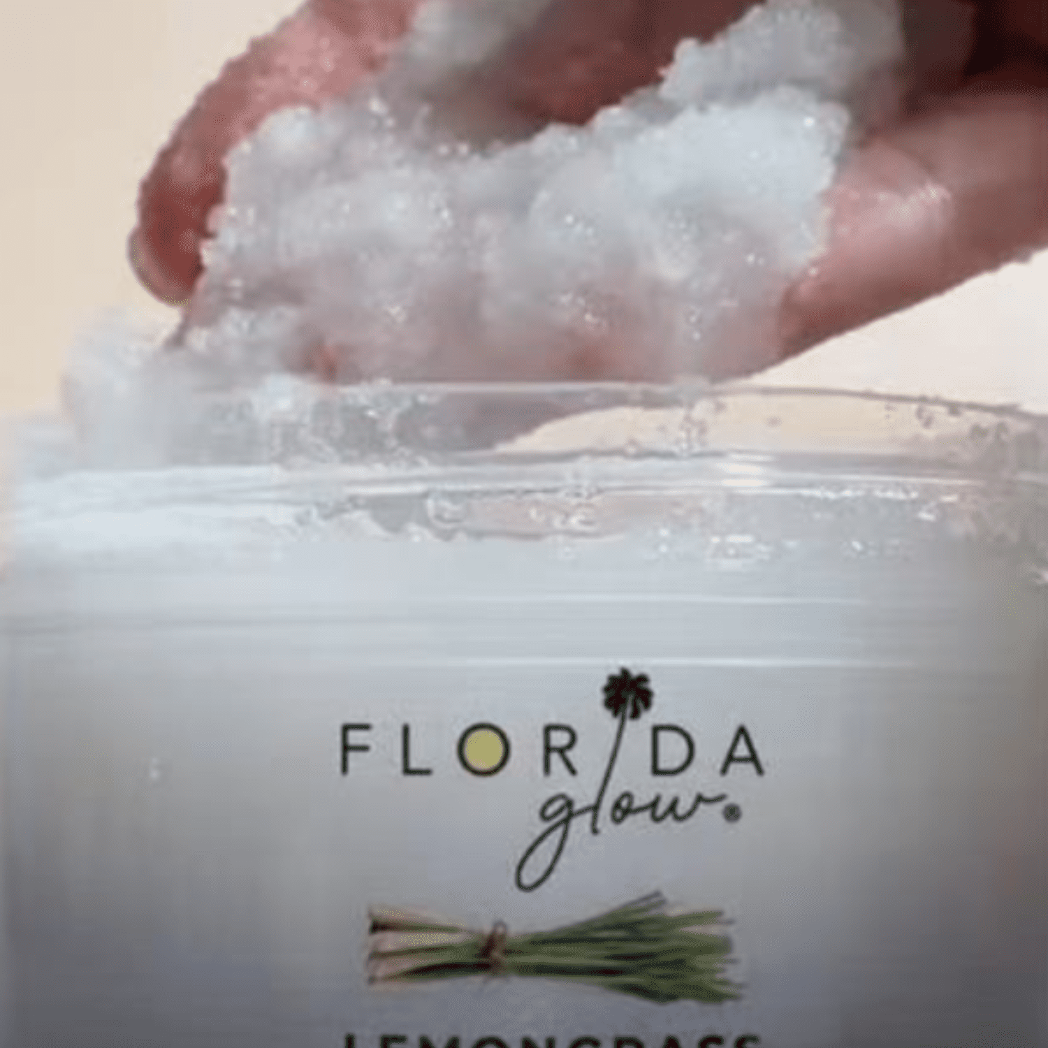 Florida Glow Original Salt Scrub, Exfoliating Body Scrub with Marine Algae & Coconut Oil, 12.1oz