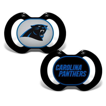 Baby Fanatic Officially Licensed Pacifier 2-Pack - NFL Carolina Panthers