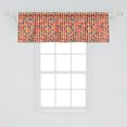thumbnail image 2 of Ambesonne Geometric Valance Pack of 2, Zig Zag Fractal Look, 54"X18", Multicolor, 2 of 2