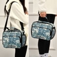 thumbnail image 5 of FORMRS Student Lunch Bag Insulated Reusable Cooler Box with Zipper Pockets, Green Flourishing Garden, 5 of 9