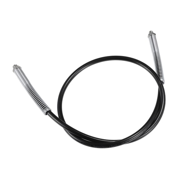 Unique Bargains Universal 10000psi 48" Car Grease Gun Flex Hose Extension Non-Slip Black