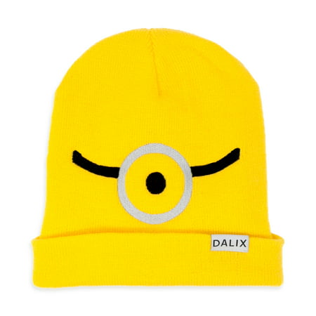 DALIX Minion Yellow Beanie Costume Hat Custom Color Outfit