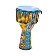 thumbnail image 2 of Tambor Djembe portátil Strade Fareast Limited de 8 pulgadas Amarillo, 2 of 8