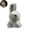 Gray, variant on Imitation Bunny Pendant, Cute Bunny Doll Keychain, Easter Decoration, Soft Material, Multifunctional Gift (White)