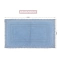thumbnail image 3 of Home Weavers Opulent Bath Mat 100% Cotton Bathroom Rugs Set, Bathroom Decore, Washable Rug, Soft & Absorbent bath Rug, Kitchen Mat, Bath Mat Set, Bath Floor Mat Reversible, 24"x40" Rectangle, Blue, 3 of 9